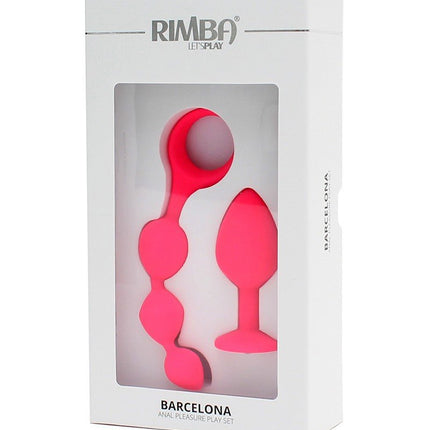 Rimba Barcelona Set van 2 anaal speeltjes - roze