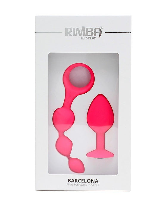 Rimba Barcelona Set van 2 anaal speeltjes - roze