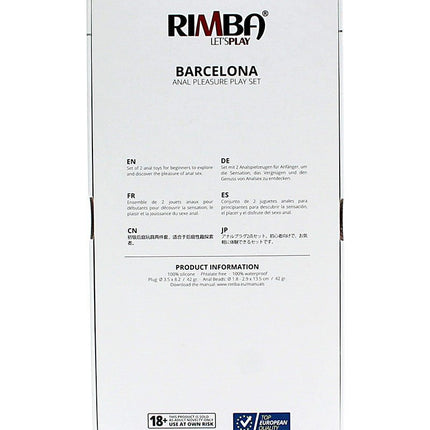 Rimba Barcelona Set van 2 anaal speeltjes - roze