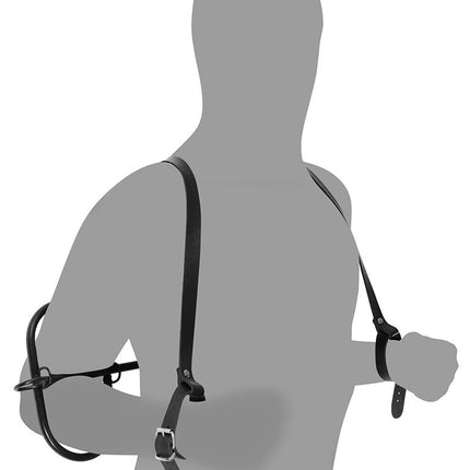 Rimba Bondage Elleboog Bondageset met stang, boeien en ellebooghouders-Erotiekvoordeel.nl