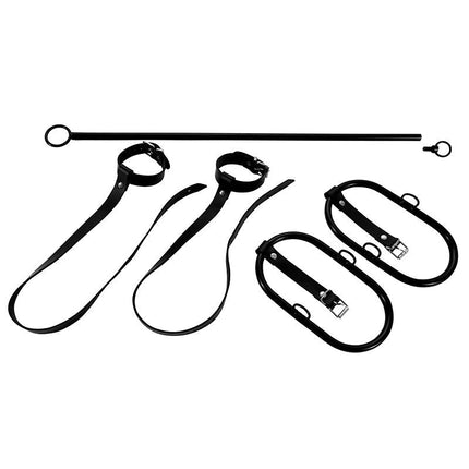 Rimba Bondage Elleboog Bondageset met stang, boeien en ellebooghouders-Erotiekvoordeel.nl