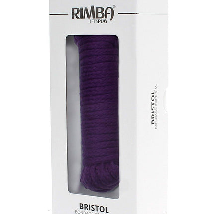Rimba Bondagetouw Katoen Bristol 5 meter - paars - Erotiekvoordeel.nl