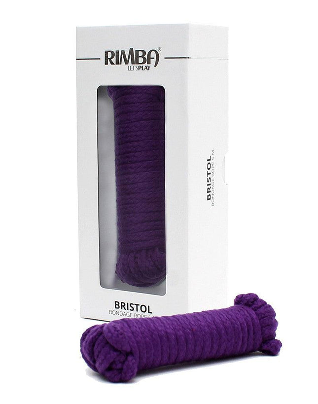 Rimba Bondagetouw Katoen Bristol 5 meter - paars - Erotiekvoordeel.nl