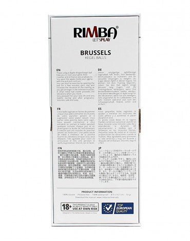 Rimba Brussels Vagina balletjes - zwart- Erotiekvoordeel.nl