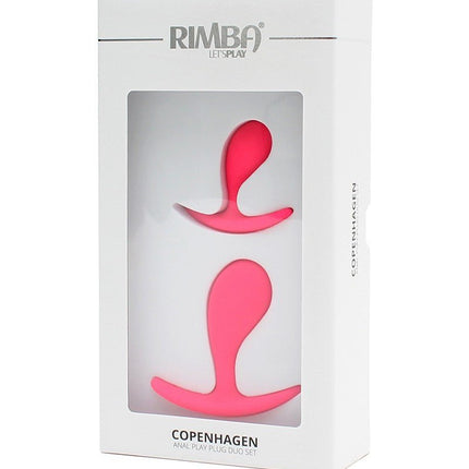 Rimba Copenhagen Anaal plug set van 2  buttplugs - roze- Erotiekvoordeel.nl