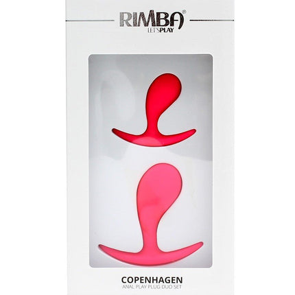 Rimba Copenhagen Anaal plug set van 2  buttplugs - roze- Erotiekvoordeel.nl