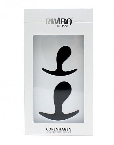 Rimba Copenhagen Anaal plugs | set van 2 buttplugs - zwart- Erotiekvoordeel.nl