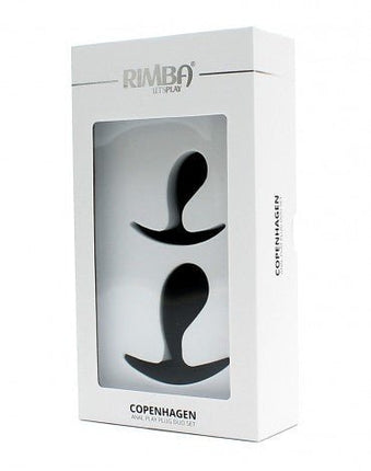 Rimba Copenhagen Anaal plugs | set van 2 buttplugs - zwart- Erotiekvoordeel.nl