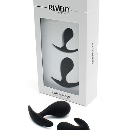 Rimba Copenhagen Anaal plugs | set van 2 buttplugs - zwart- Erotiekvoordeel.nl