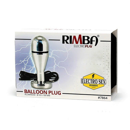 Rimba Electro Sex Ballon Plug voor Vaginaal of Anaal Gebruik 100 mm bi-polair- Erotiekvoordeel.nl