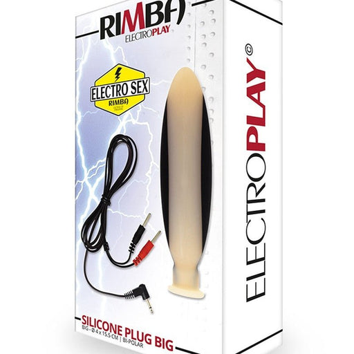 Rimba Electro Sex Siliconen Dildo Plug Groot bi-polair 155 mm - Erotiekvoordeel.nl