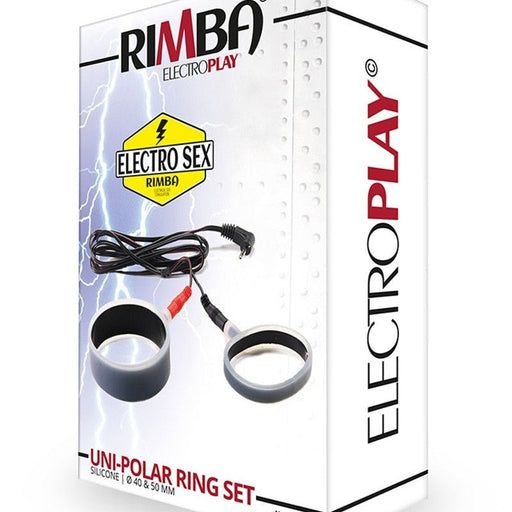 Rimba Electrosex Siliconen Cock Ringen Set Plat Model uni-polair - 2 stuks - Erotiekvoordeel.nl