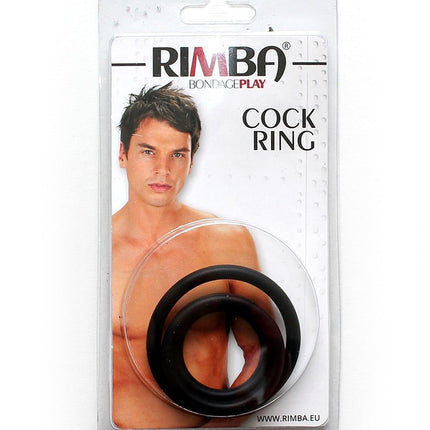 Rimba Flexibele siliconen cockringen set Ø 30, 40 en 50 mm - zwart- Erotiekvoordeel.nl