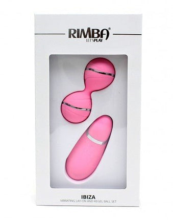 Rimba Ibiza Vibrator Set | clitoris vibrator en vibrerend eitje met remote control - roze- Erotiekvoordeel.nl