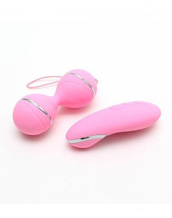 Rimba Ibiza Vibrator Set | clitoris vibrator en vibrerend eitje met remote control - roze- Erotiekvoordeel.nl