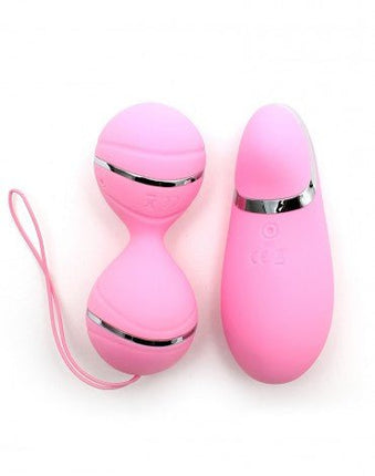 Rimba Ibiza Vibrator Set | clitoris vibrator en vibrerend eitje met remote control - roze- Erotiekvoordeel.nl