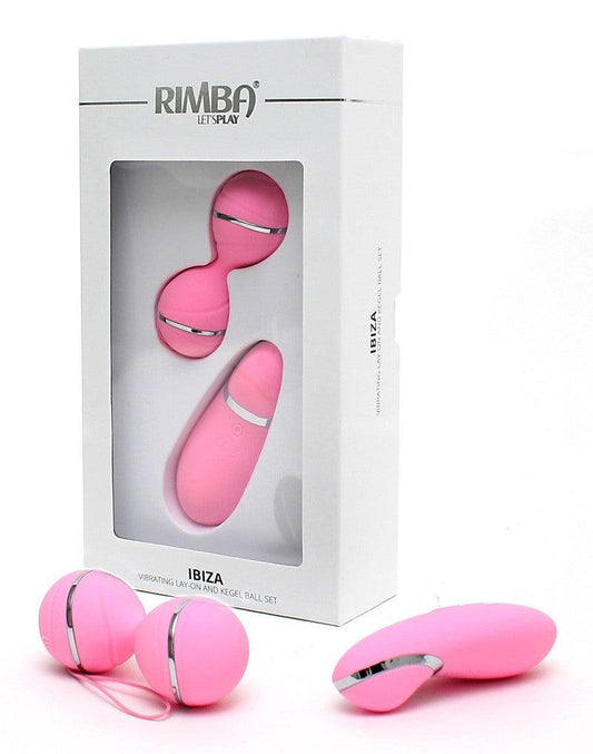 Rimba Ibiza Vibrator Set | clitoris vibrator en vibrerend eitje met remote control - roze- Erotiekvoordeel.nl
