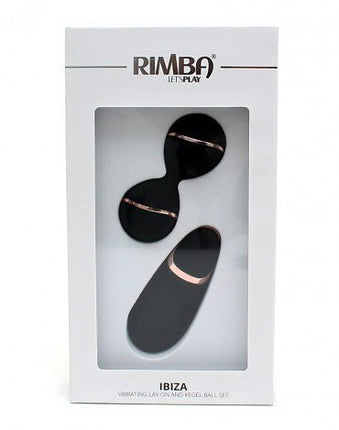 Rimba Ibiza Vibrator Set | clitoris vibrator en vibrerend eitje met remote control - zwart- Erotiekvoordeel.nl
