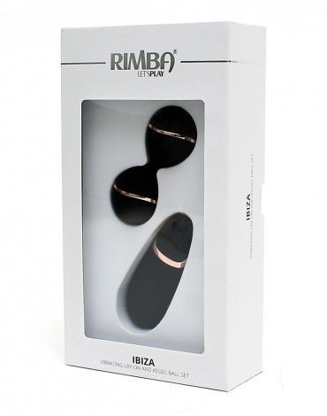 Rimba Ibiza Vibrator Set | clitoris vibrator en vibrerend eitje met remote control - zwart- Erotiekvoordeel.nl