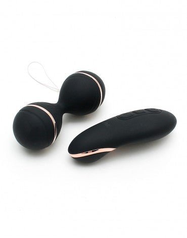 Rimba Ibiza Vibrator Set | clitoris vibrator en vibrerend eitje met remote control - zwart- Erotiekvoordeel.nl