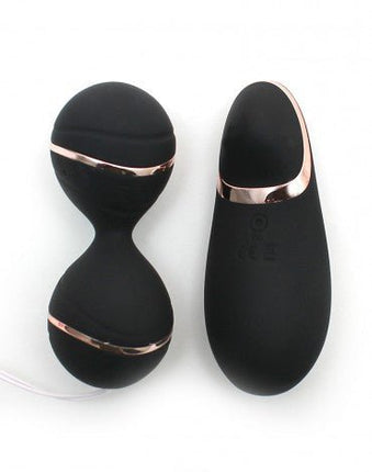 Rimba Ibiza Vibrator Set | clitoris vibrator en vibrerend eitje met remote control - zwart- Erotiekvoordeel.nl