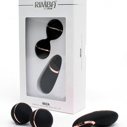 Rimba Ibiza Vibrator Set | clitoris vibrator en vibrerend eitje met remote control - zwart- Erotiekvoordeel.nl