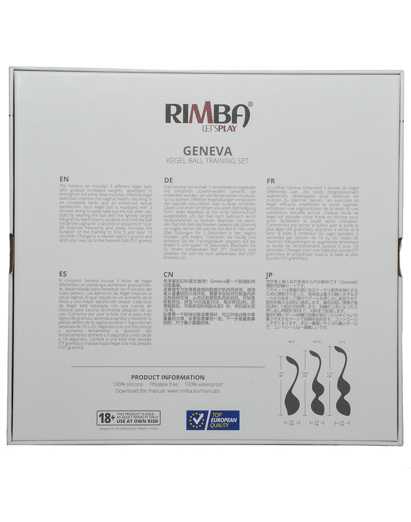 Rimba Kegel Balletjes Bekkenbodem Trainings Set GENEVA - paars-Erotiekvoordeel.nl