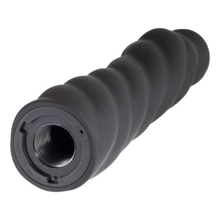 Rimba Latex Play - Strap On Dildo - Verwisselbare Siliconen Dildo voor Strap-on met Zuignap - Zwart-Erotiekvoordeel.nl