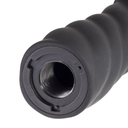 Rimba Latex Play - Verwisselbare Dildo voor Strap-on - Zwart - Ø3.4 x 16 cm - 160 mm lengte - 34 mm diameter-Erotiekvoordeel.nl