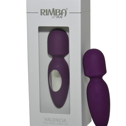 Rimba Mini Wand Vibrator VALENCIA - paars-Erotiekvoordeel.nl