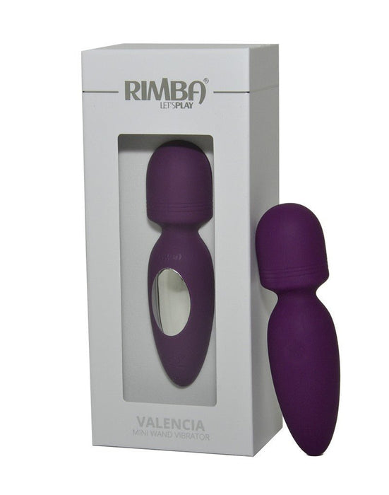 Rimba Mini Wand Vibrator VALENCIA - paars-Erotiekvoordeel.nl