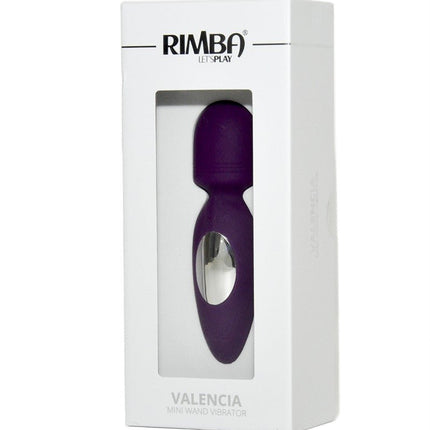 Rimba Mini Wand Vibrator VALENCIA - paars-Erotiekvoordeel.nl