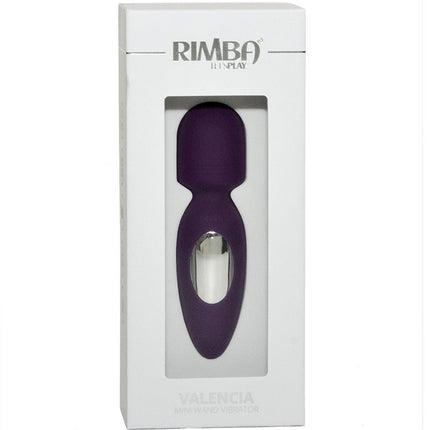 Rimba Mini Wand Vibrator VALENCIA - paars-Erotiekvoordeel.nl