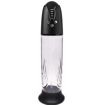Rimba P Pump PP05 Elektronische Penispomp met Vagina Sleeve - Zwart-Erotiekvoordeel.nl