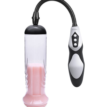 Rimba P Pump PP06 Penispomp met Afstandsbediening & Vagina Sleeve - Zwart-Erotiekvoordeel.nl