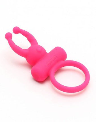 Rimba Rome vibrerende cockring met clitoris stimulatie - roze- Erotiekvoordeel.nl