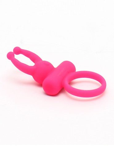 Rimba Rome vibrerende cockring met clitoris stimulatie - roze- Erotiekvoordeel.nl