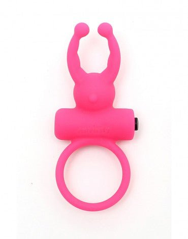 Rimba Rome vibrerende cockring met clitoris stimulatie - roze- Erotiekvoordeel.nl