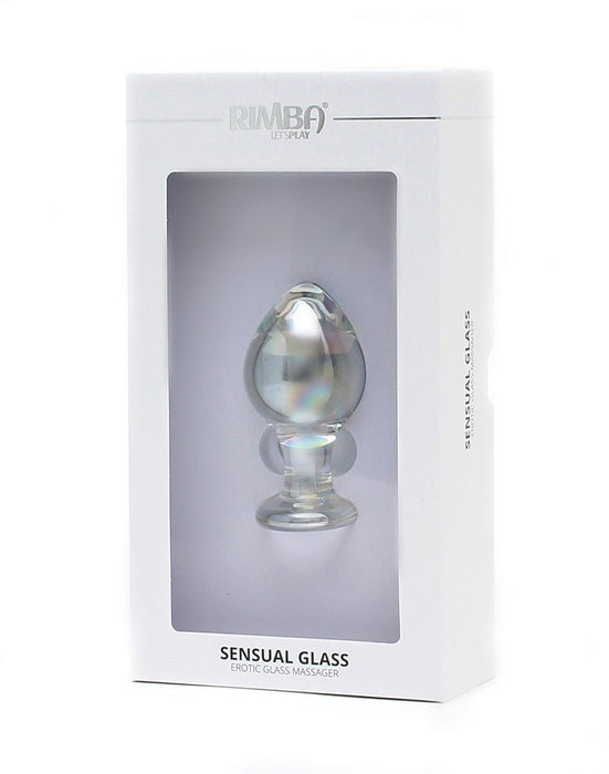 Rimba Sensual Glass Glazen Buttplug Zelda - transparant-Erotiekvoordeel.nl