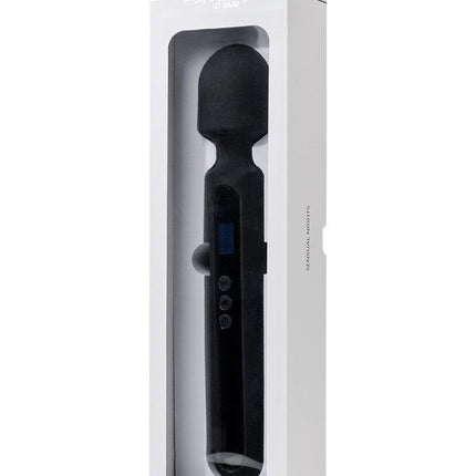 Rimba - Sensual Nights SN05 - Grote Wand Vibrator - Massager - Zwart-Erotiekvoordeel.nl
