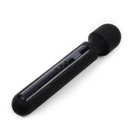 Rimba - Sensual Nights SN05 - Grote Wand Vibrator - Massager - Zwart-Erotiekvoordeel.nl