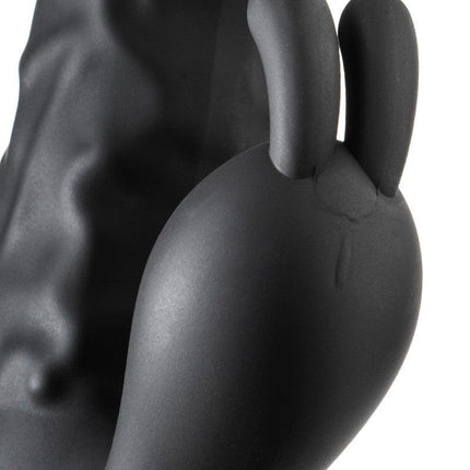 Rimba - Sensual Nights SN06 - Realistische Rabbit Vibrator - Zwart-Erotiekvoordeel.nl