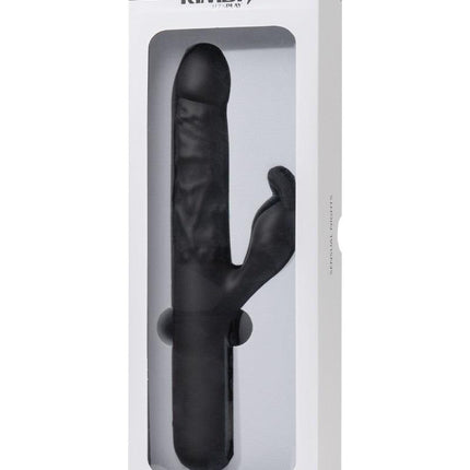 Rimba - Sensual Nights SN06 - Realistische Rabbit Vibrator - Zwart-Erotiekvoordeel.nl