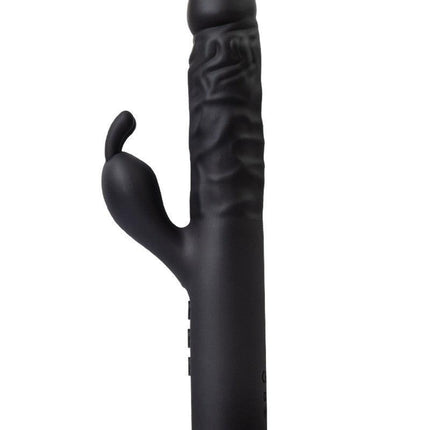 Rimba - Sensual Nights SN06 - Realistische Rabbit Vibrator - Zwart-Erotiekvoordeel.nl
