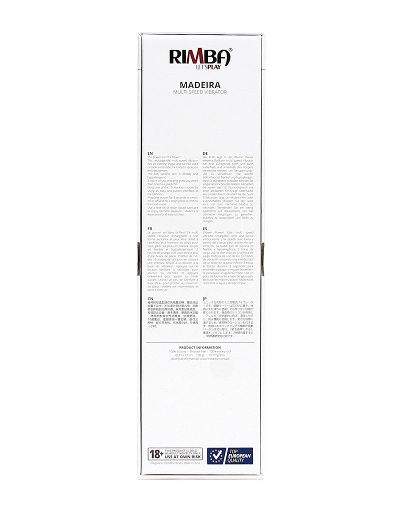 Rimba Toys Flower Power Vibrator Madeira - paars- Erotiekvoordeel.nl