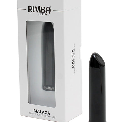 Rimba Toys Malaga Bullet Vibrator | krachtige zwarte mini vibrator- Erotiekvoordeel.nl