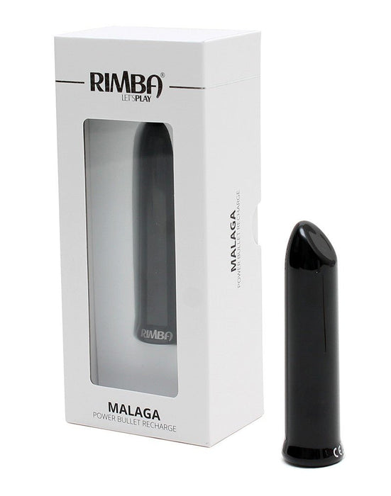 Rimba Toys Malaga Bullet Vibrator | krachtige zwarte mini vibrator- Erotiekvoordeel.nl