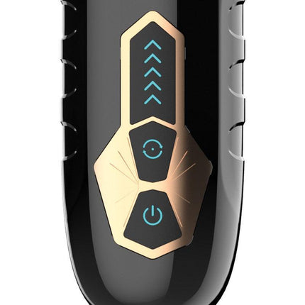 Rimba Toys - Orgastobator 01 - Automastische Masturbator - Zwart & Transparant-Erotiekvoordeel.nl