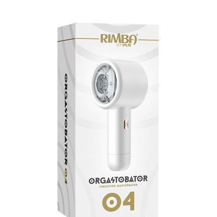 Rimba Toys - Orgastobator 04 - Automatische Masturbator - Wit-Erotiekvoordeel.nl