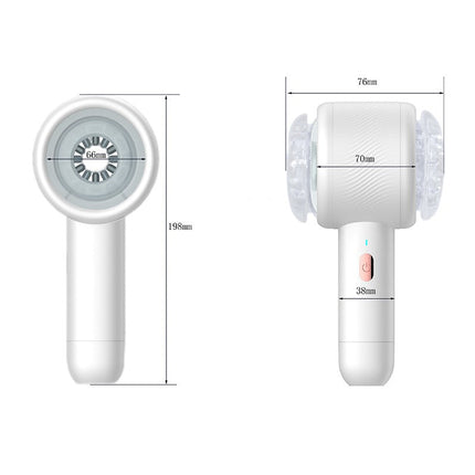 Rimba Toys - Orgastobator 04 - Automatische Masturbator - Wit-Erotiekvoordeel.nl